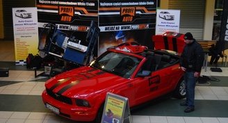 Mustang w Galerii Handlowej w Puławach